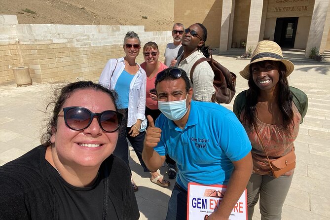 Private Day Tour Saqqara Pyramids, Memphis and Dahshur Pyramids - Memphis city plus Mit Rahina Museum: statues and the Sphinx of Memphis area