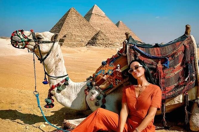 Private Full Day Tour Giza Pyramids Memphis Sakkara with Lunch - Giza Pyramids Stop: Cheops, Chephren, Mykerinus, and the Panorama View