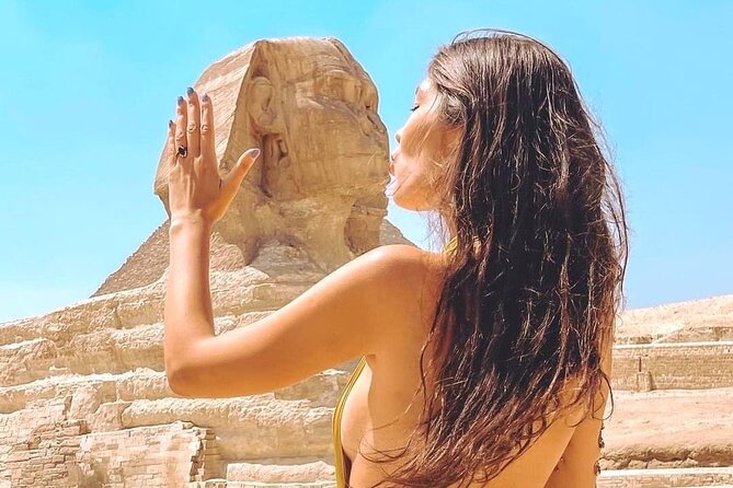 private Giza Pyramids,Sphinx and the New Grand Egyptian Museum - Entering the Khafre pyramid: the moment you’ll remember