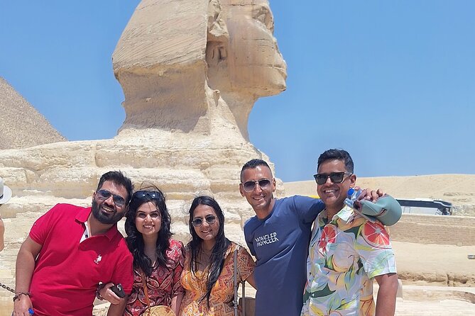 Private Giza Pyramids Sphinx Memphis Saqqara Lunch and Camel - Giza Plateau: Cheops, Khafre, Menkaure, Sphinx, and Valley Temple