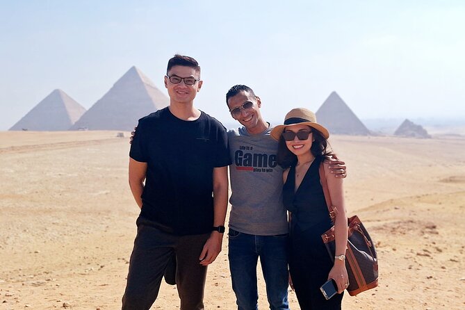 Private Giza Pyramids Sphinx Memphis Saqqara Lunch and Camel - Camel ride across the desert sand, without turning it into chaos