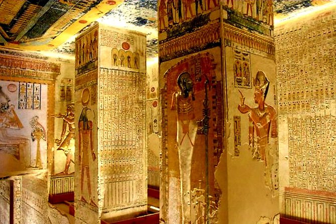 Private King Tut's Tomb, Valley of the Kings & Queens, Hatshepsut - Ramses IV, KV2, and why the colors can feel unreal