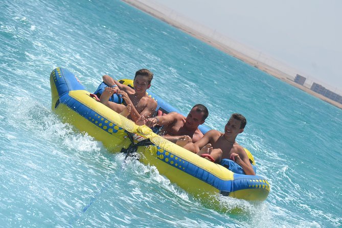 Private Speed Boat to Magawish Island's Hidden Wonders - Hurghada - Massage, banana boat, and an Oriental show, why they are there