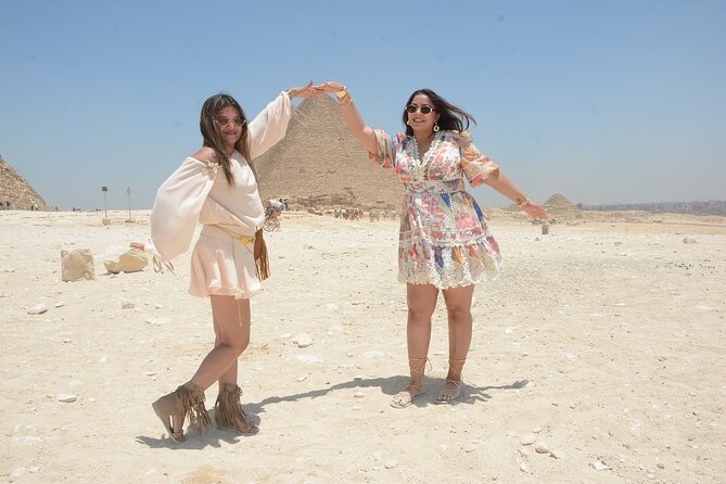 Private Tour: Giza Pyramids, Museum, Bazaar & Lunch Included - Giza Plateau First Thing: Pyramids, Sphinx, Valley Temple and Camel Time
