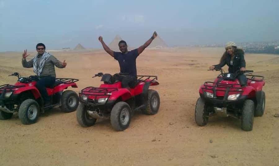 Pyramids of Giza: 1-Hour Quad Bike Desert Safari - Pickup Across Giza and Cairo: How You Start Without Stress