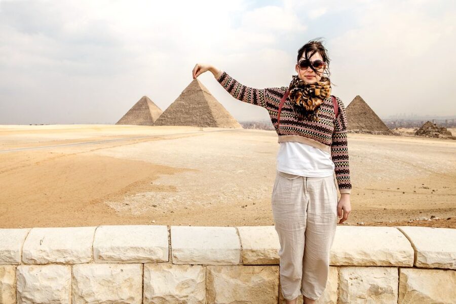 Pyramids of Giza and Great Sphinx: Private Half-Day Tour - The Great Sphinx: myth, shape, and the view across the valley
