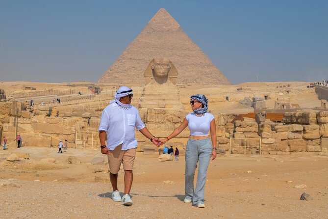 Pyramids of Giza Photoshoot & Tour with Camel, Horse & Shopping - Great Pyramid of Khufu Photo Angles (Stop 1)