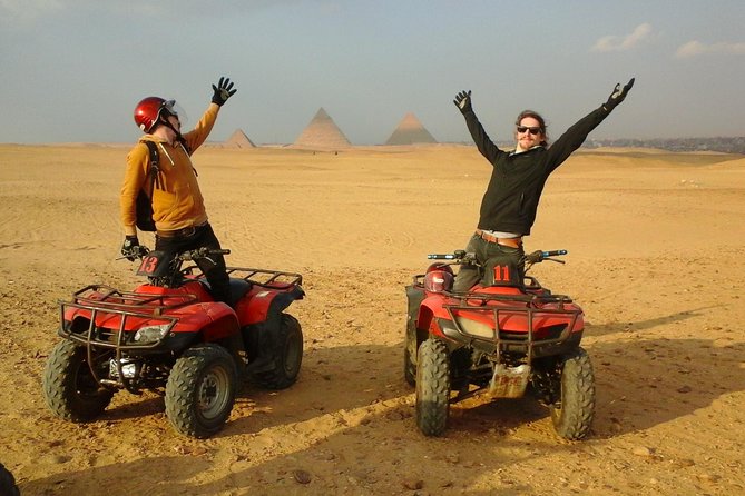 Quad Bike Trip At Desert of Giza Pyramids - Roaring Past the Pyramids, Without Needing Museum Time