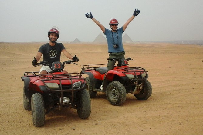 Quad Bike Trip At Desert of Giza Pyramids - Guides and Photo Help: When the Human Touch Works