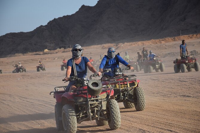 Safari Quad Bike Adventure, Camel, Show, Dinner & Stargazing - The ATV/quad ride: fun sand time plus real breaks for photos