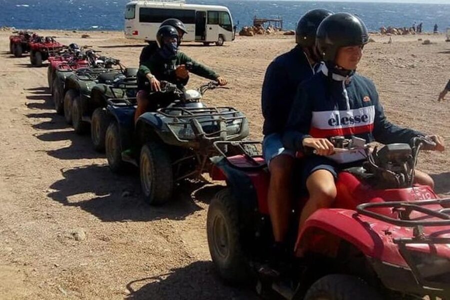 Sharm El-Sheikh: Parasailing, Camel Ride, Dive & Quad Bike - Quad Bike Safari Into the Desert, Then a Camel Ride Reset