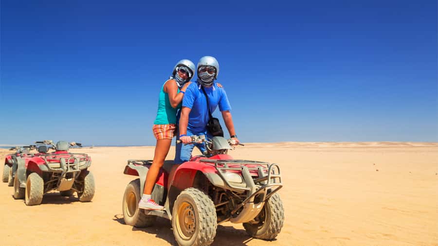 Sharm El Sheikh: Quad Biking trip with Authentic Bedouin Tea - How the Tour Handles Pauses, Photos, and the Echo Temple Area