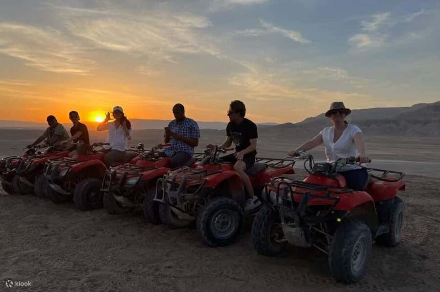 Sharm ElSheikh: ATV Quad & Buggy Adventure Sunrise or Sunset - The briefing and safety gear: how they keep quad chaos under control