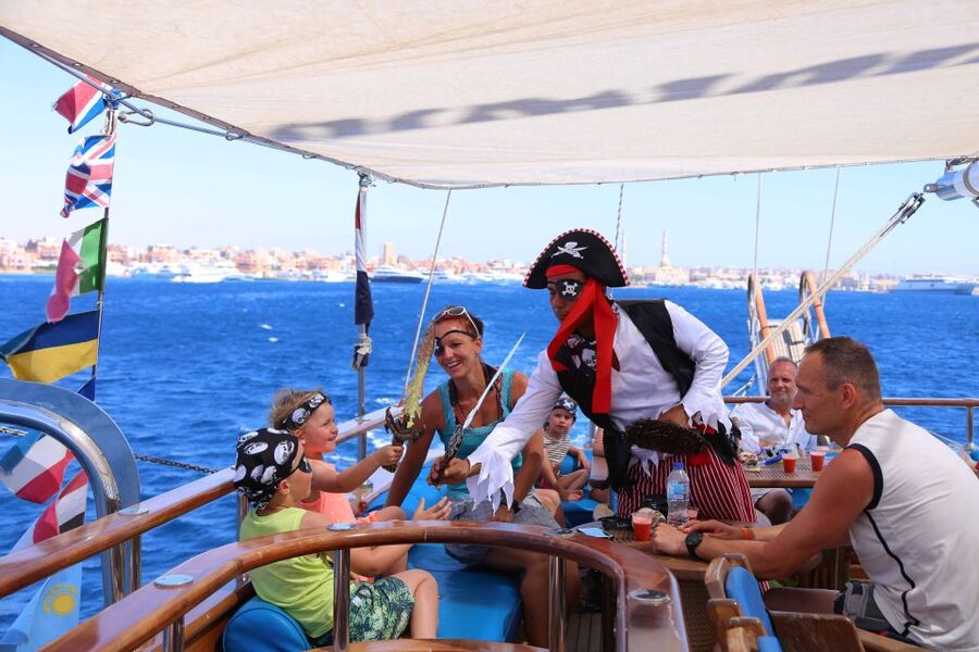 Sharm: Pirates Sailing Boat cruise with transfers & lunch - Price and Extras: What $80 Buys, and What It Does Not