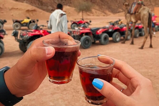 Sharm: Quad Bike or Car Buggy, Camel ride & optional VIP Bedouin Dinner & Show - Getting there: pickup timing, mobile ticket, and how to avoid stress