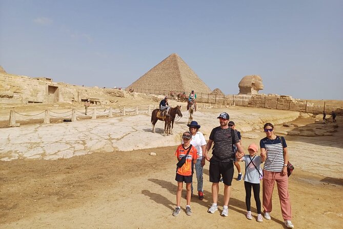 The Giza Pyramids, the Great Sphinx, and Local Lunch. - The panoramic viewpoint, plus a camel ride option for your best photos