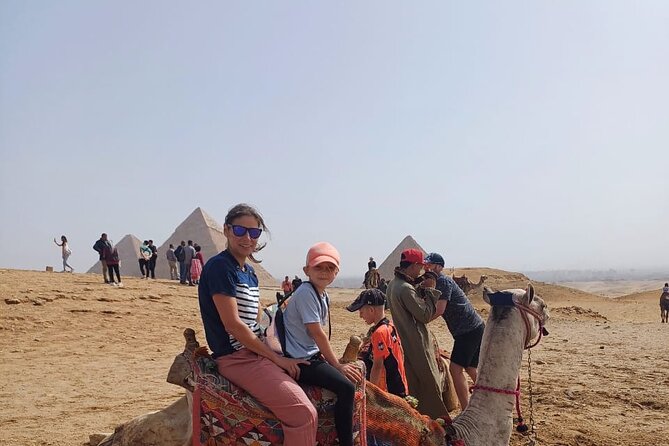 The Giza Pyramids, the Great Sphinx, and Local Lunch. - Great Sphinx and Valley Temple, then Kushary or Falafel lunch