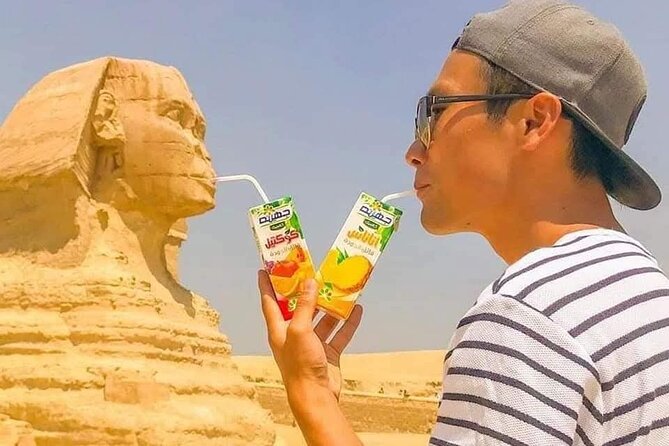 The Giza Pyramids, the Great Sphinx, and Local Lunch. - Getting to the Giza Plateau in an air-conditioned vehicle