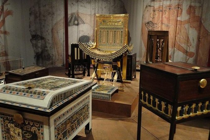 The Giza Pyramids & The museum of Egyptian civilization - Egyptian Museum Focus: Tutankhamun Treasures and 5,000-Year Art