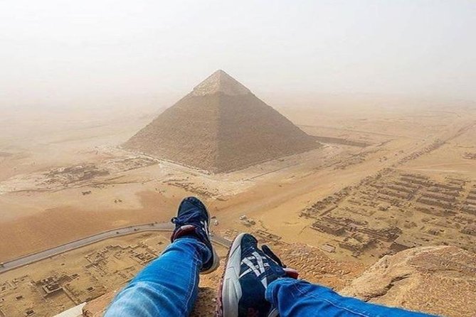 The Giza Pyramids & The museum of Egyptian civilization - Cairo Food Moment and Shopping Stops Without Losing the Day