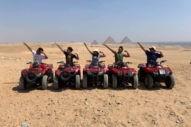 Top rated ATV quad bike at the Desert of Giza Pyramids - Pyramids views during the ride, not just from a lookout