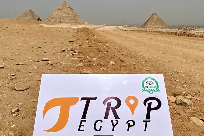 Tour to the Great Pyramids City, Panoramic View, Sphinx and Camel - Pyramids of Queens: Khebar Branch, Menkaure, and the Giza Cemetery Feel