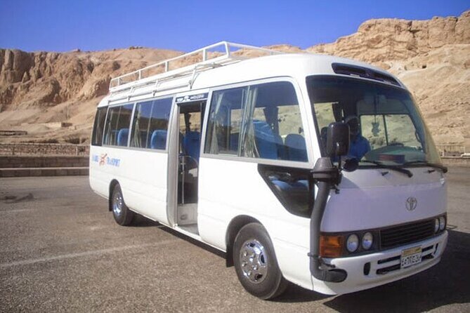 Transfer from Aswan to Luxor - Kom Ombo Temple stop, Sobek and Haroeris in about an hour