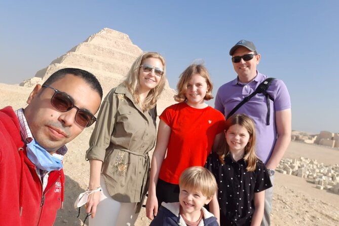VIP All inclusive Best of Giza Pyramids, Sphinx, Sakkara, Memphis - Great Sphinx and Valley Temple photo stops you can actually use