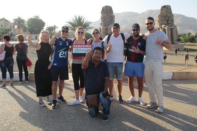 VIP Luxor Day Tour from Hurghada, Small group the top operator - Temple of Hatshepsut at Deir el-Bahari: terraces carved into the cliffs