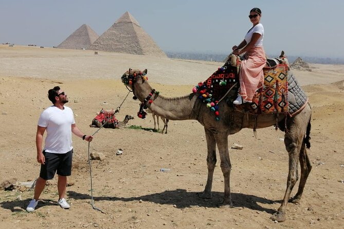 VIP Private Day Tour Giza Pyramids, Memphis and Sakkara Pyramids - Khufu, Khafre, and Menkaure: the 4,300-year facts that make them click