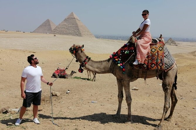 VIPTour Giza pyramids ,Saqqara step pyramids & Memphis Old City - Stop 2: Great Sphinx, a short stop with big symbolism