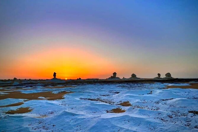 White & Black desert camping tour 2 Days 1 night From Cairo - Day 1 in the Western Desert: Black Desert mounds and Agabat’s steep valleys
