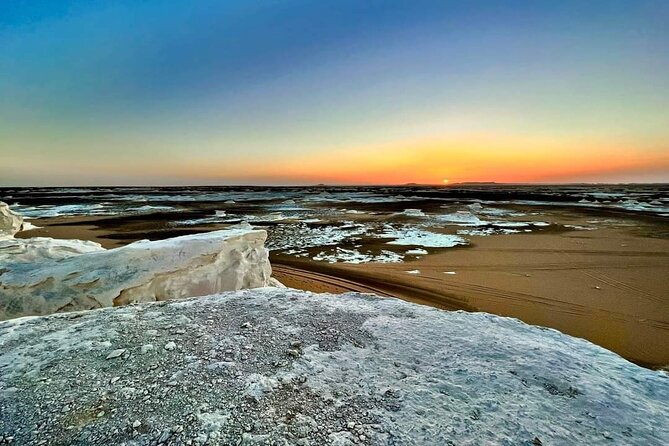 White & Black desert camping tour 2 Days 1 night From Cairo - Day 2: Crystal Mountain sparkle and a warm water spring rinse