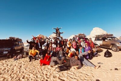 White & Black Desert tour 2 Days 1 night camping from Cairo.
